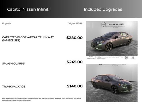 New 2025 Nissan Versa SR w/ Trunk Package image 3