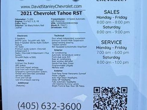 Used 2021 Chevrolet Tahoe RST image 37