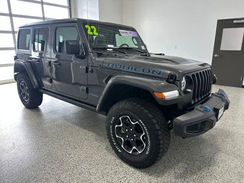 Used 2022 Jeep Wrangler Unlimited Rubicon 4xe w/ Cold Weather Group AWD/4WD image 2