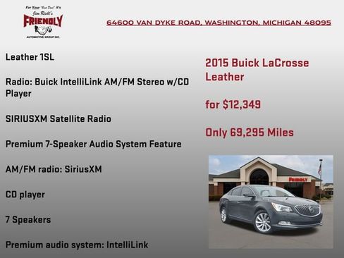 Used 2015 Buick LaCrosse Leather image 5