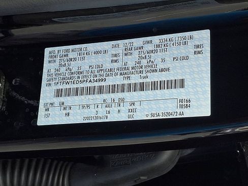 Certified 2023 Ford F150 Lariat w/ Equipment Group 502A High AWD/4WD image 29