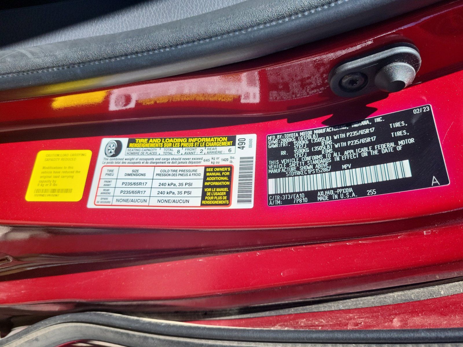 Certified 2023 Toyota Sienna XLE FWD image 29
