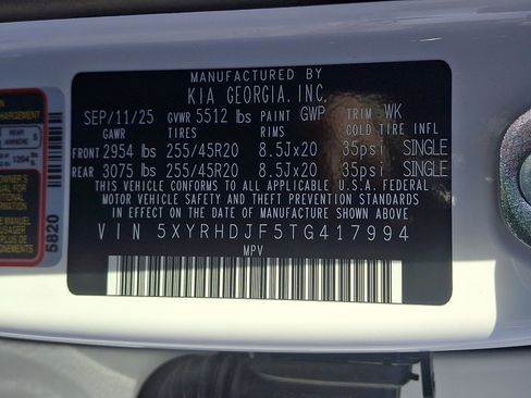 New 2026 Kia Sorento EX AWD/4WD image 22
