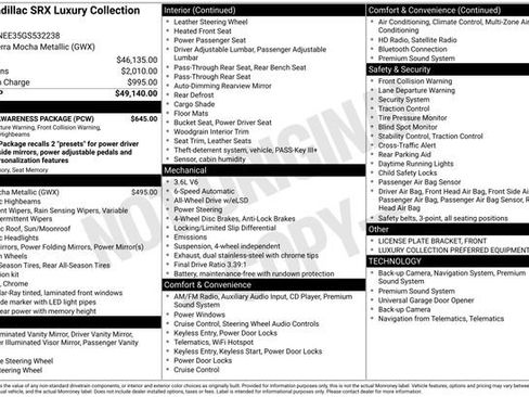 Used 2016 Cadillac SRX Luxury w/ Driver Awareness Package image 13