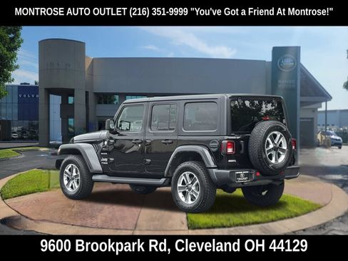 Used 2021 Jeep Wrangler Unlimited Sahara w/ Uconnect 4C Nav & Sound Group AWD/4WD image 7
