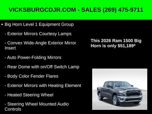 New 2026 RAM 1500 Big Horn image 16