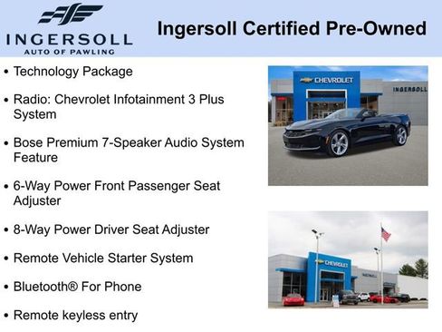 Used 2023 Chevrolet Camaro LT w/ Technology Package image 5