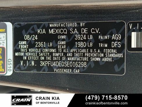 Certified 2025 Kia K4 EX FWD image 30