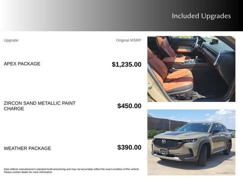 Certified 2025 MAZDA CX-50 Meridian Edition w/ Apex Package AWD/4WD image 6