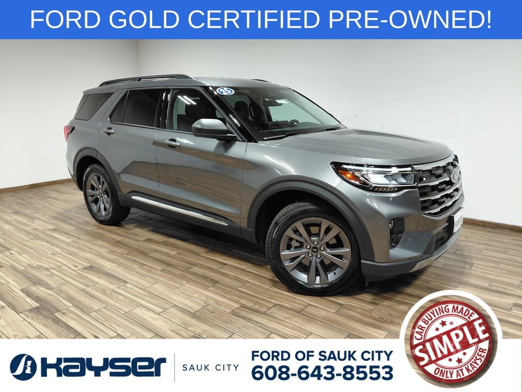 Certified 2025 Ford Explorer Active w/ Active Comfort Package AWD/4WD 360° Tour