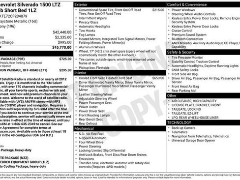 Used 2012 Chevrolet Silverado 1500 LTZ w/ LTZ Plus Package AWD/4WD image 19