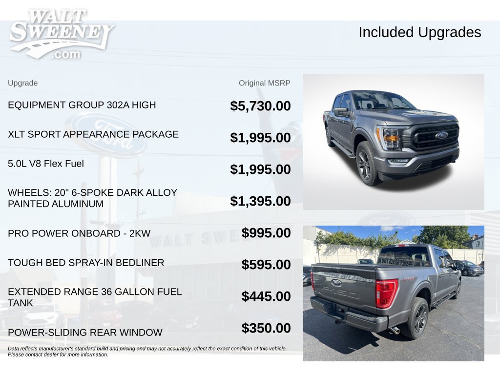Used 2021 Ford F150 XLT w/ Equipment Group 302A High AWD/4WD image 11