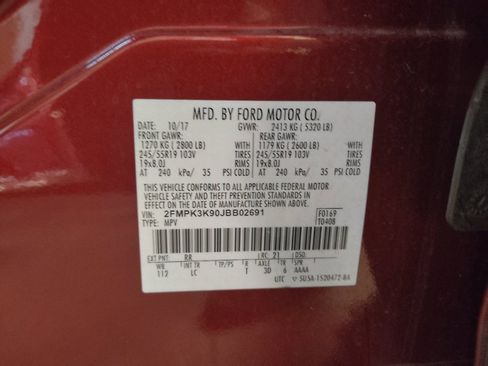 Used 2018 Ford Edge Titanium w/ Technology Package FWD image 33