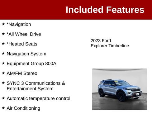 Used 2023 Ford Explorer Timberline AWD/4WD image 3