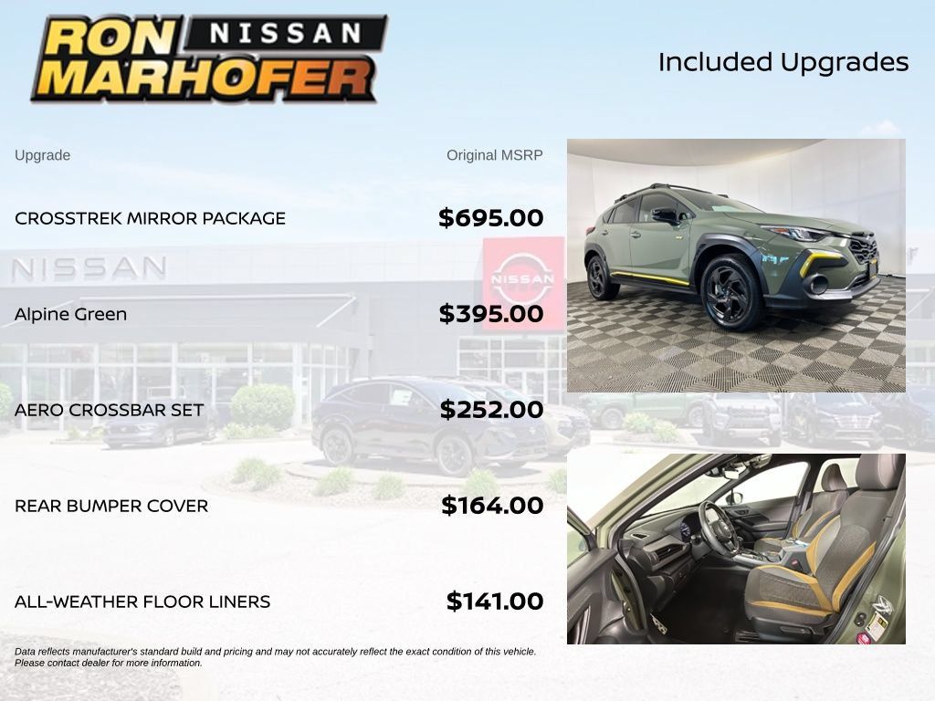 Used 2024 Subaru Crosstrek 2.5i Sport w/ Crosstrek Mirror Package AWD/4WD image 6
