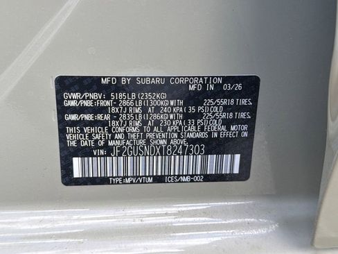 New 2026 Subaru Crosstrek 2.5i Limited AWD/4WD image 32