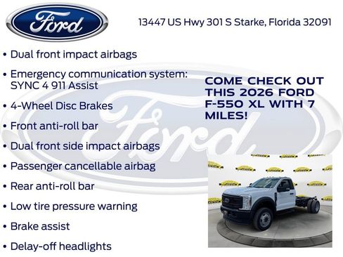 New 2026 Ford F550 4x4 Regular Cab Super Duty image 25