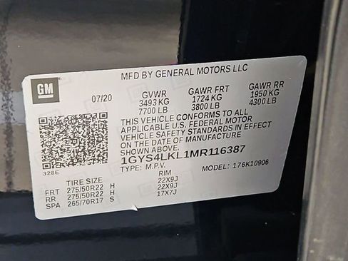 Used 2021 Cadillac Escalade ESV Premium Luxury w/ Driver Assist Tech Package image 30