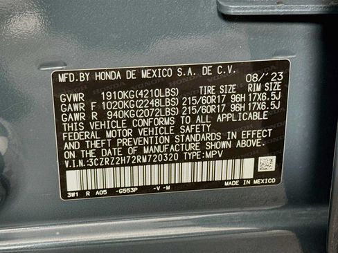 Used 2024 Honda HR-V EX-L image 37