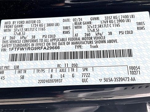 Used 2024 Ford F150 Raptor image 35