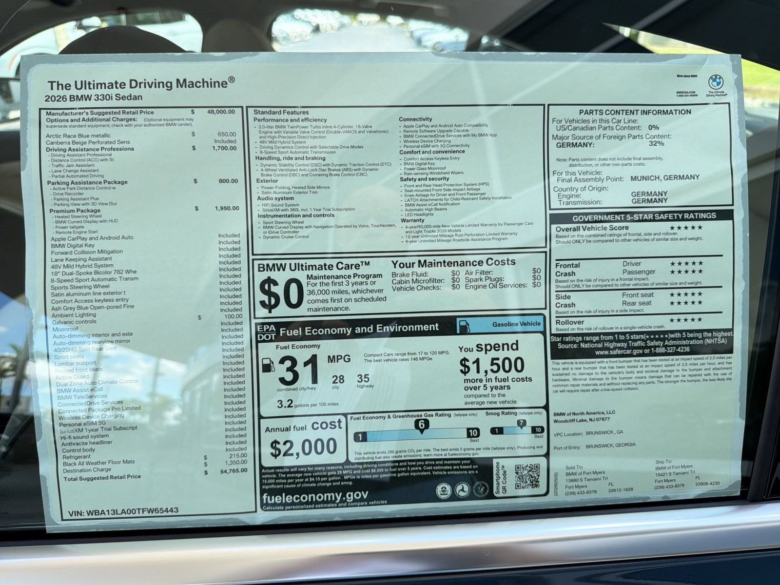 Used 2026 BMW 330i Sedan w/ Premium Package RWD image 35