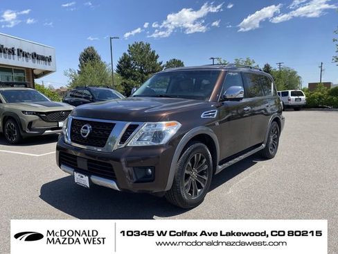 Used 2017 Nissan Armada Platinum w/ Captain Seat Package AWD/4WD image 9