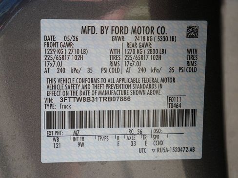 New 2026 Ford Maverick XL w/ Equipment Group 101A AWD/4WD image 39
