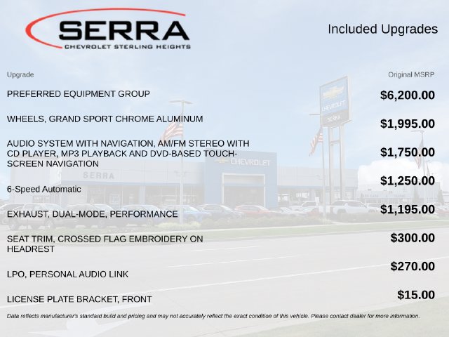 Used 2010 Chevrolet Corvette Grand Sport w/ Preferred Equipment Group RWD image 2