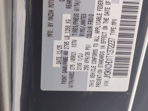 New 2026 MAZDA CX-90 3.3 Turbo w/ Premium Sport Pkg image 36