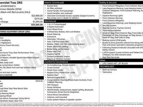 Used 2024 Chevrolet Trax RS image 37