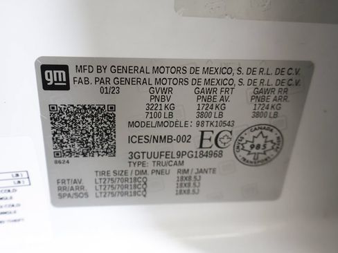 Used 2023 GMC Sierra 1500 AT4X AWD/4WD image 63