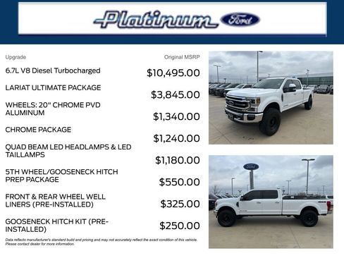 Used 2022 Ford F350 Lariat w/ Lariat Ultimate Package image 11