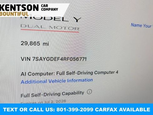 Used 2024 Tesla Model Y Performance AWD/4WD image 4