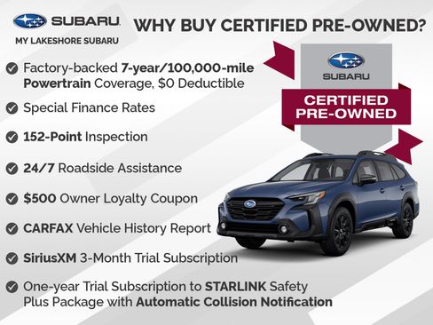 Certified 2025 Subaru Outback Limited AWD/4WD image 4