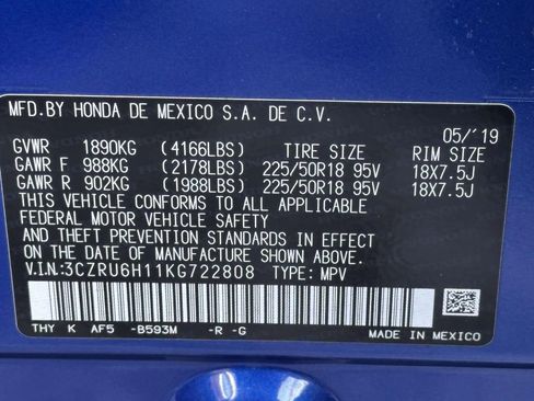 Used 2019 Honda HR-V Sport image 32