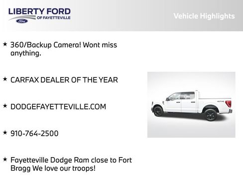 Used 2023 Ford F150 XLT w/ Equipment Group 301A Mid image 5