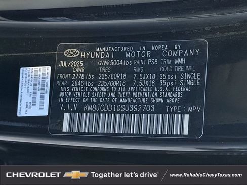 Used 2025 Hyundai Tucson SEL AWD/4WD image 35