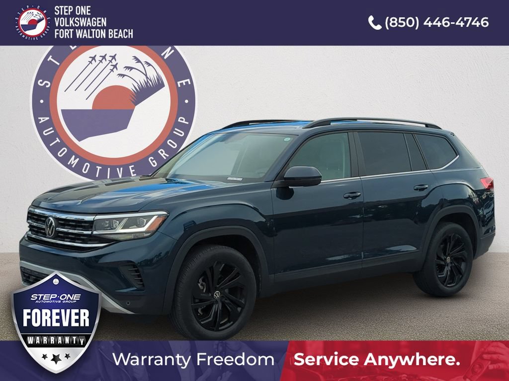 Certified 2023 Volkswagen Atlas SE w/ Panoramic Sunroof Package FWD image 1