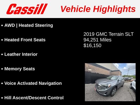 Used 2019 GMC Terrain SLT w/ Preferred Package AWD/4WD image 6