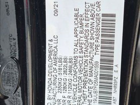 Used 2021 Acura TLX Type S AWD/4WD image 26