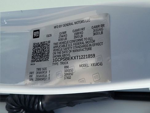 New 2026 Chevrolet Colorado W/T w/ WT Custom Package RWD image 26