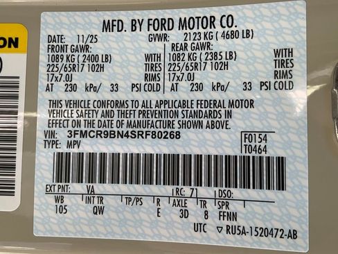 New 2025 Ford Bronco Sport Big Bend AWD/4WD image 60