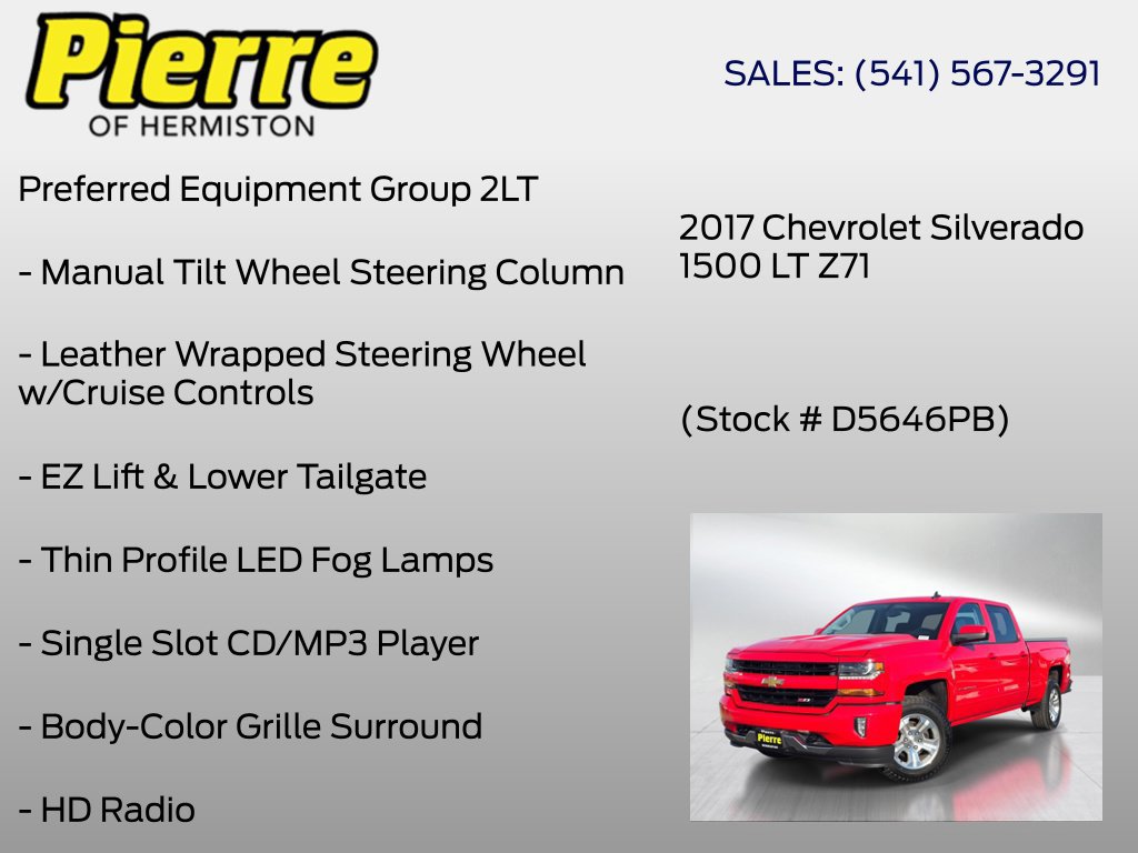 Used 2017 Chevrolet Silverado 1500 LT w/ All Star Edition AWD/4WD image 18