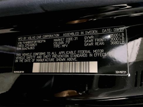 Certified 2024 Volvo XC90 T8 Ultimate w/ Protection Package Premier image 35