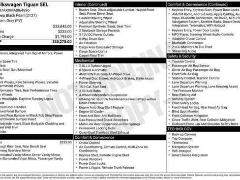 Used 2021 Volkswagen Tiguan SEL image 10
