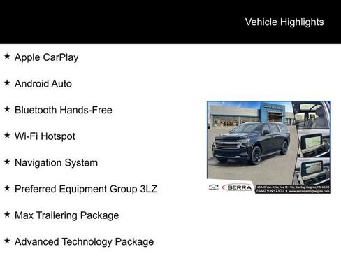 Certified 2023 Chevrolet Suburban High Country w/ Advanced Technology Package AWD/4WD image 4