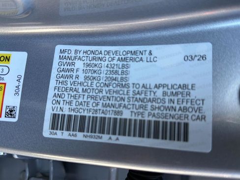 New 2026 Honda Accord LX image 33