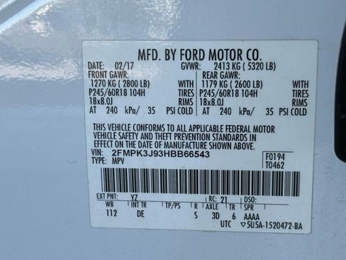 Certified 2017 Ford Edge SEL FWD image 22