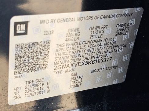 Used 2019 Chevrolet Equinox LT AWD/4WD image 29