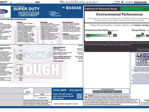 Used 2025 Ford F250 King Ranch w/ Tremor Off-Road Package AWD/4WD image 4